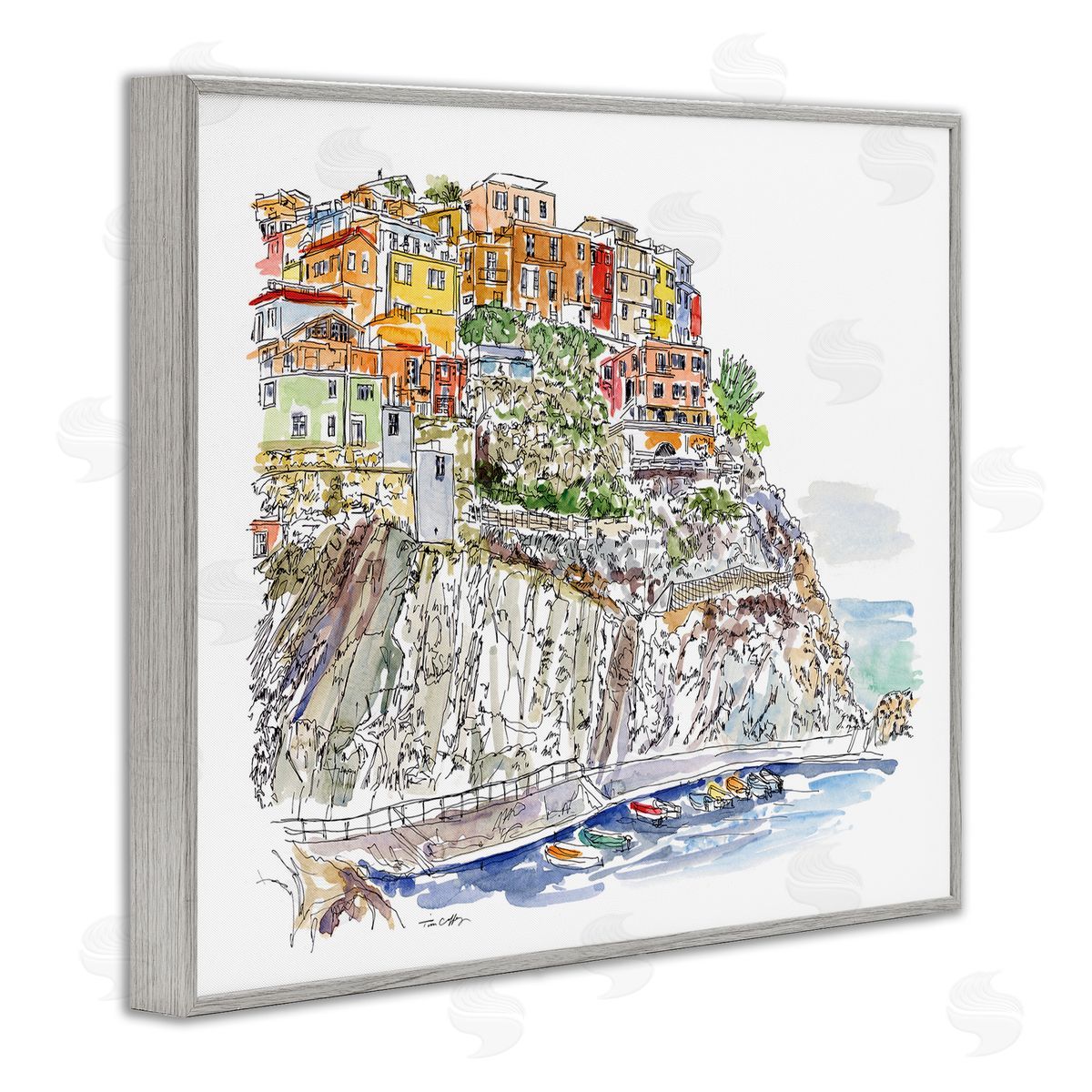 Tim Coffey Wanderlust Seaside Motif Canvas Wall Art Print
