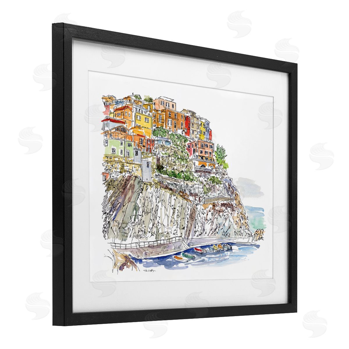 Tim Coffey Wanderlust Seaside Motif Canvas Wall Art Print