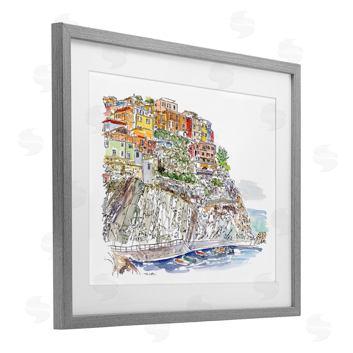 Tim Coffey Wanderlust Seaside Motif Canvas Wall Art Print