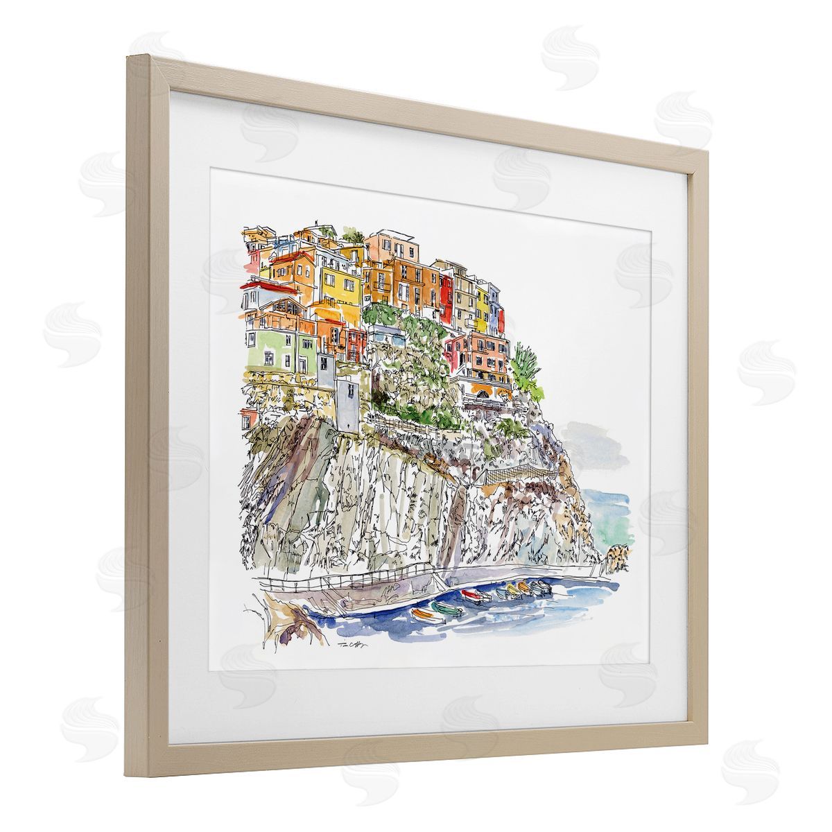 Tim Coffey Wanderlust Seaside Motif Canvas Wall Art Print