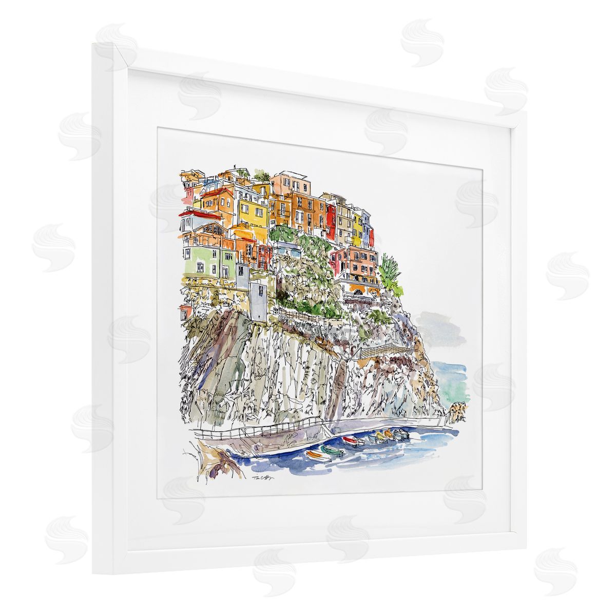 Tim Coffey Wanderlust Seaside Motif Canvas Wall Art Print