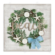 Jennifer Pugh | Coastal Christmas Peace Wreath