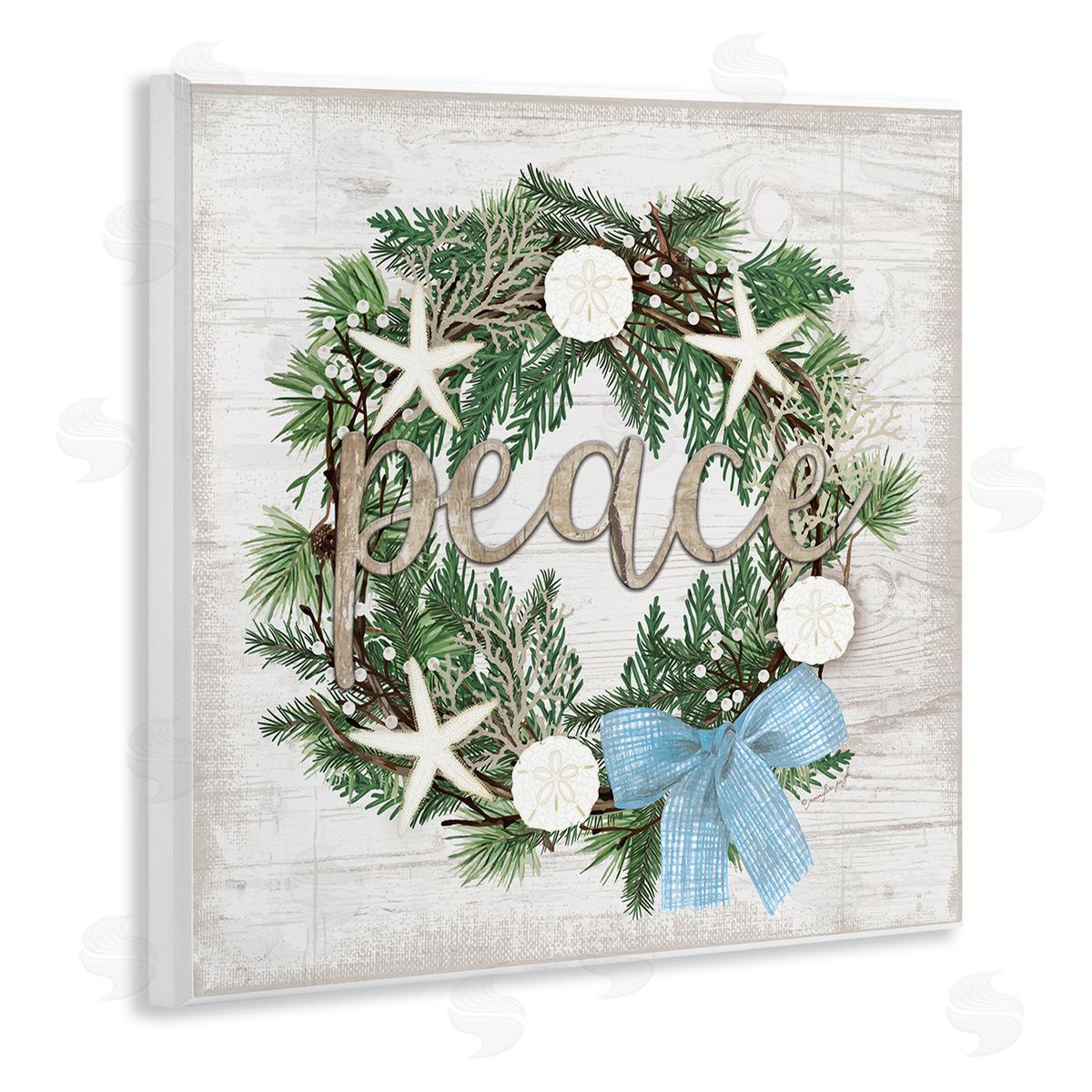 Jennifer Pugh | Coastal Christmas Peace Wreath