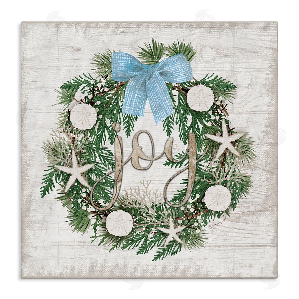 Jennifer Pugh | Coastal Christmas Joy Wreath