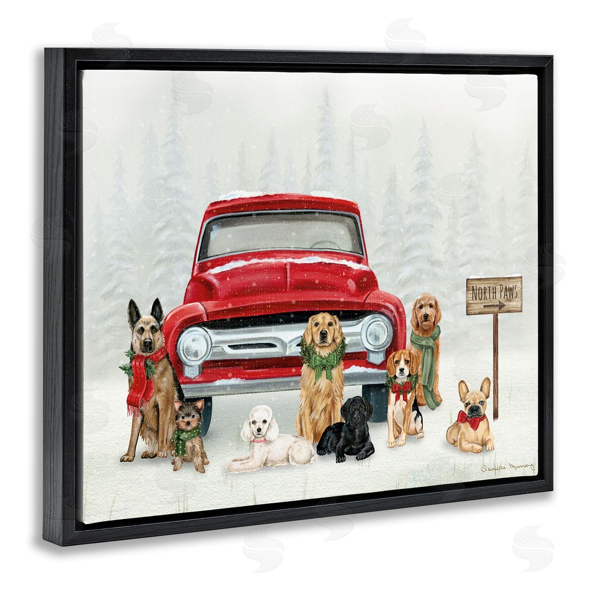 Danielle Murray | Royal Pups Holiday Motif