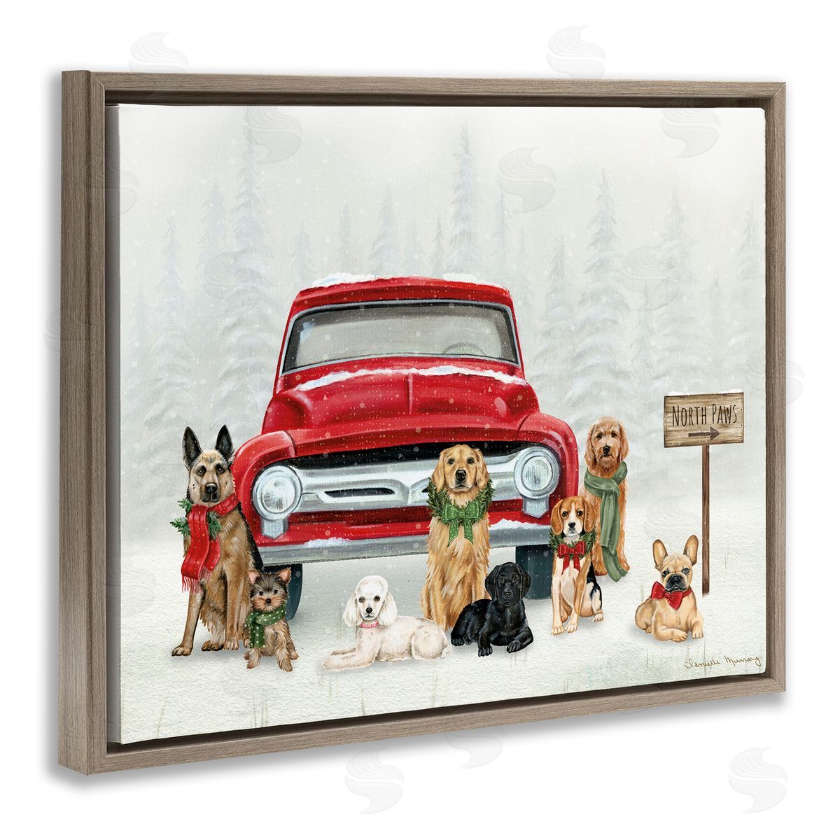 Danielle Murray | Royal Pups Holiday Motif
