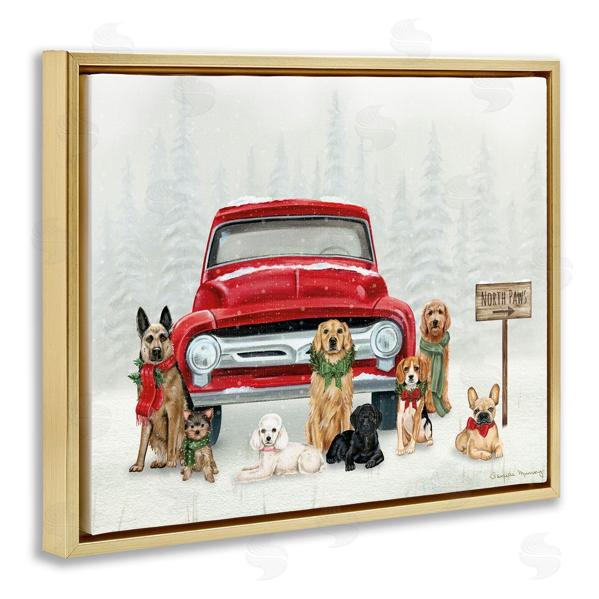 Danielle Murray | Royal Pups Holiday Motif