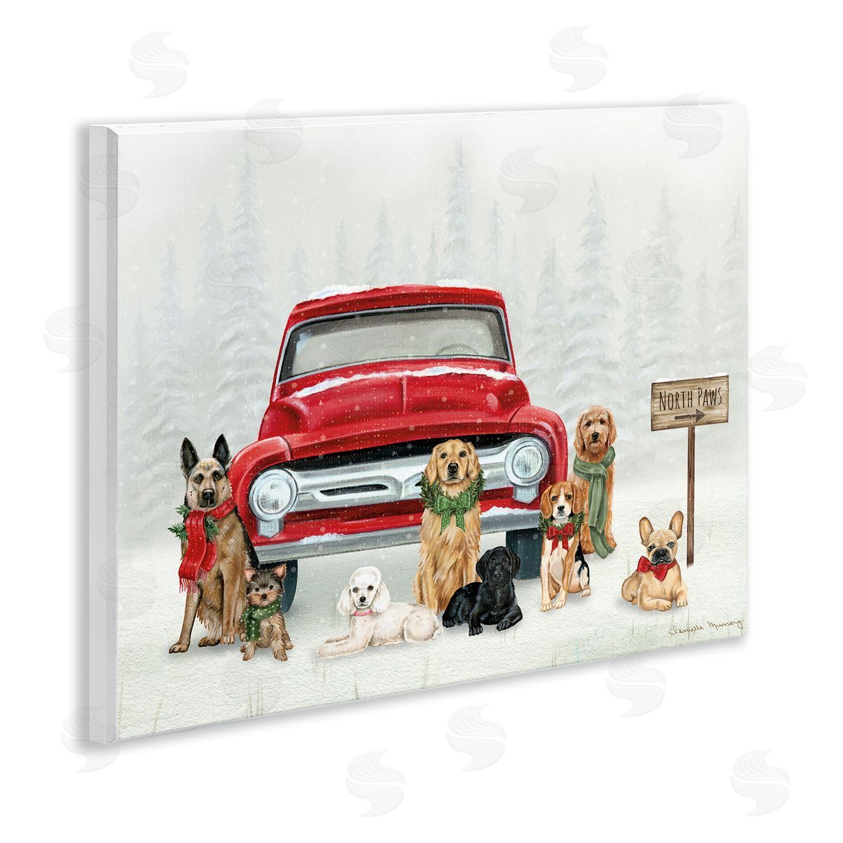 Danielle Murray | Royal Pups Holiday Motif