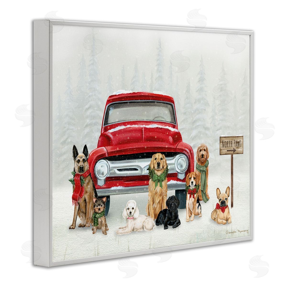 Danielle Murray | Royal Pups Holiday Motif