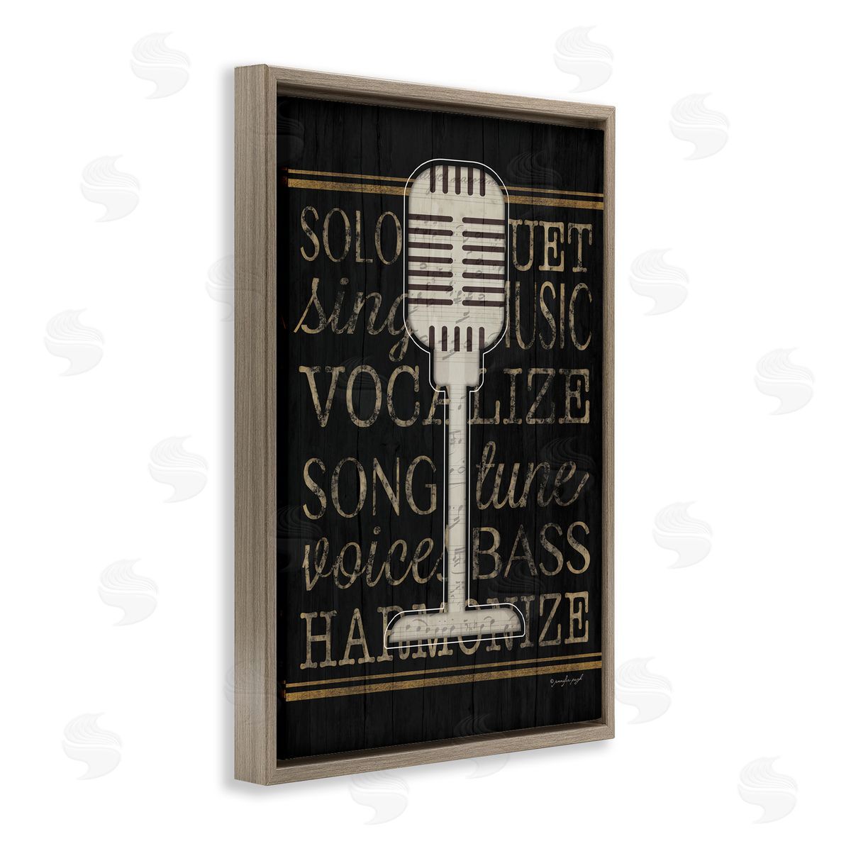 Jennifer Pugh | Microphone Music Motif