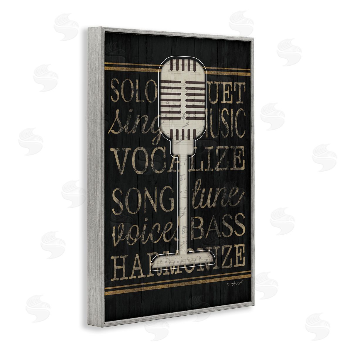 Jennifer Pugh | Microphone Music Motif