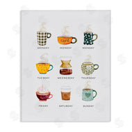 Joy Hall | Days of Week Coffee Mugs