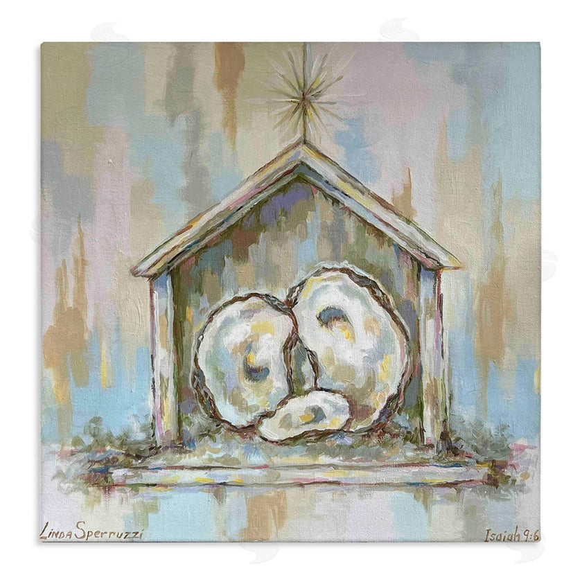 Linda Sperruzzi | A Child Is Born Oyster Nativity