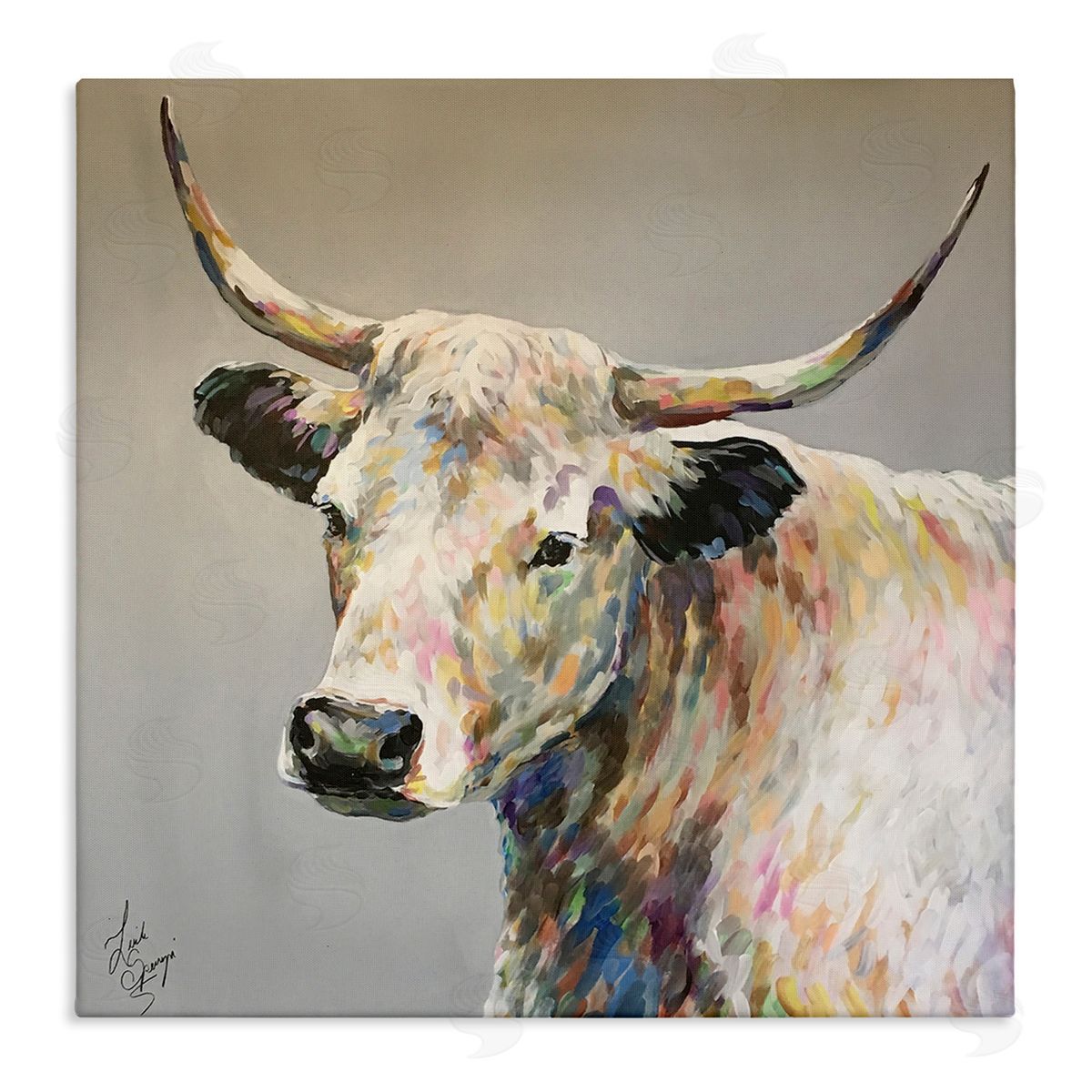 Linda Sperruzzi | Raymond White Cow Painting