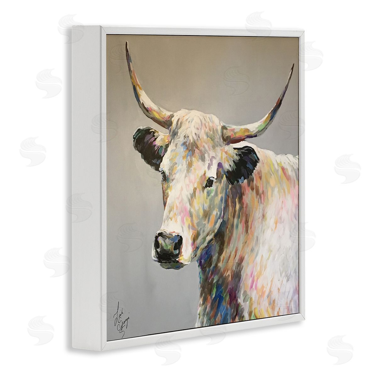 Linda Sperruzzi | Raymond White Cow Painting