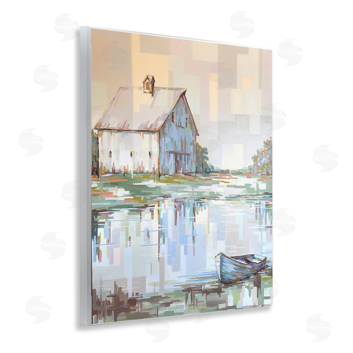 Linda Sperruzzi | White Barn Reflections Landscape