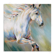 Linda Sperruzzi | Flora White Horse Running