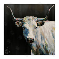 Linda Sperruzzi | Frances Modern White Cow Portrait