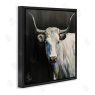 Linda Sperruzzi | Frances Modern White Cow Portrait
