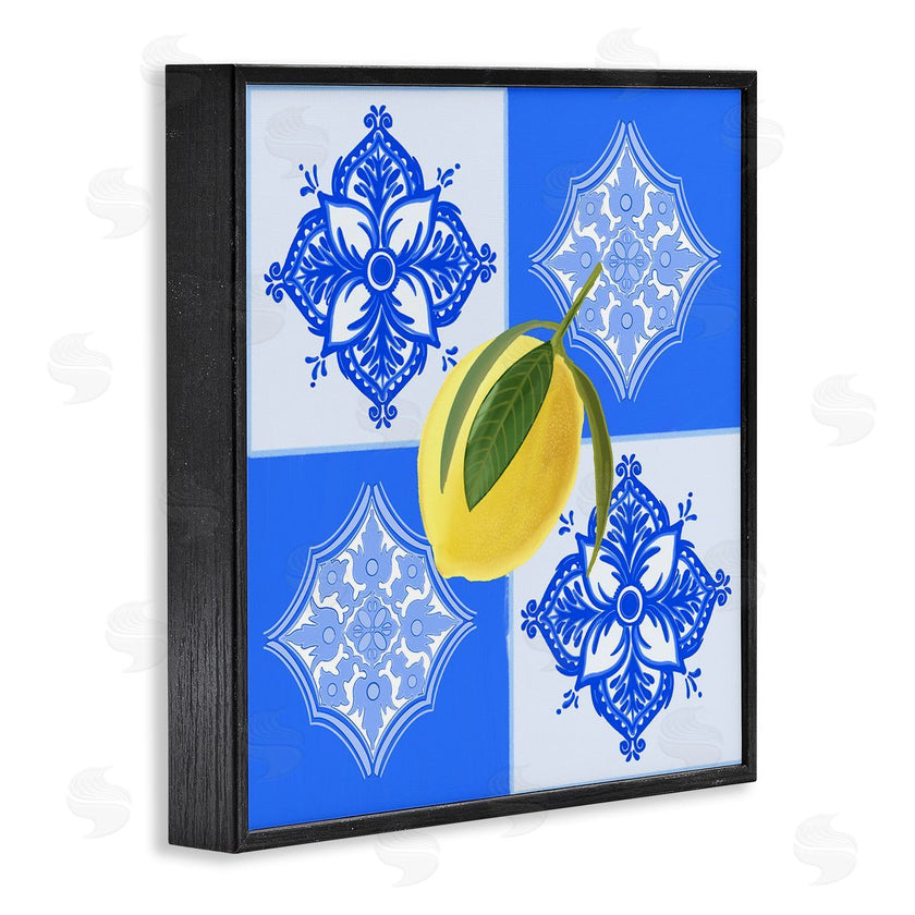 Ashley Singleton | Lemon over Geometric Tiles