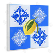 Ashley Singleton | Lemon over Geometric Tiles