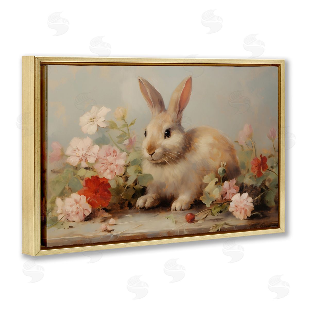 Arlington Prints | Easter Bunny with Flower Bundles