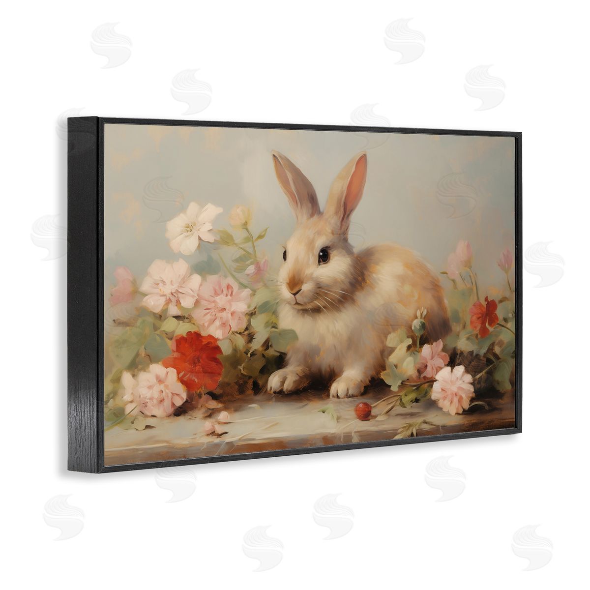 Arlington Prints | Easter Bunny with Flower Bundles