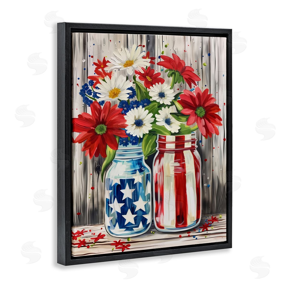 Arlington Prints | Patriotic Flower Jars
