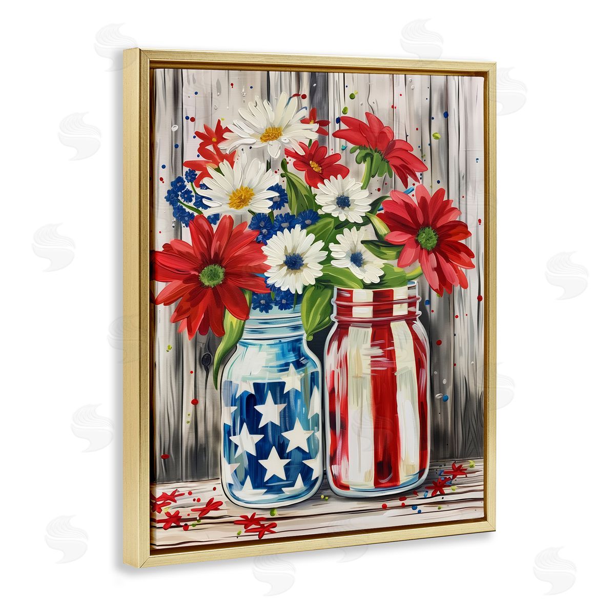 Arlington Prints | Patriotic Flower Jars