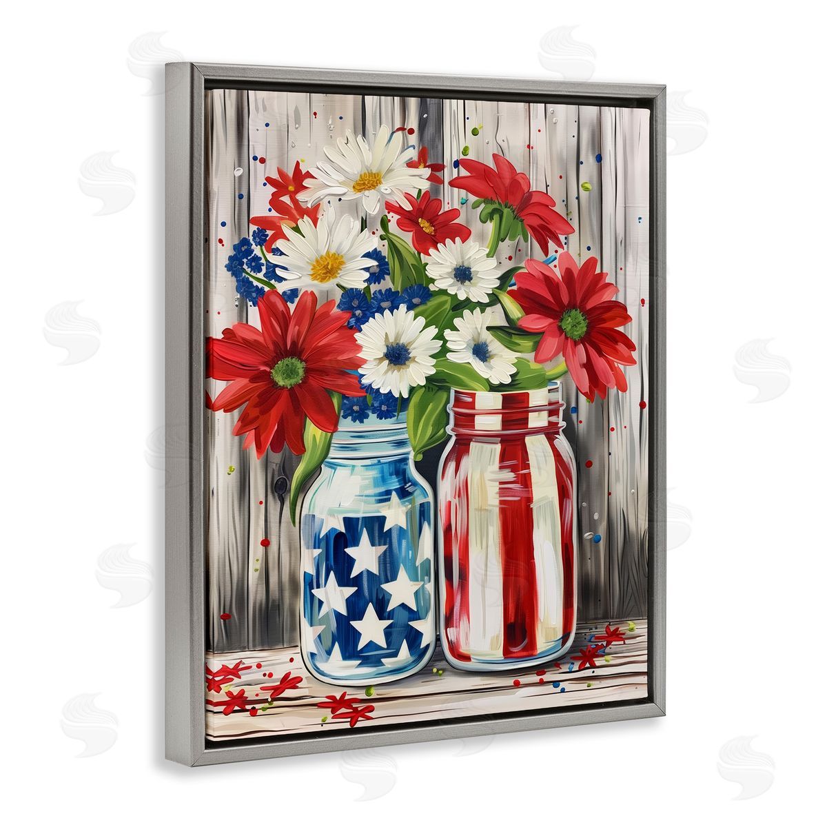 Arlington Prints | Patriotic Flower Jars