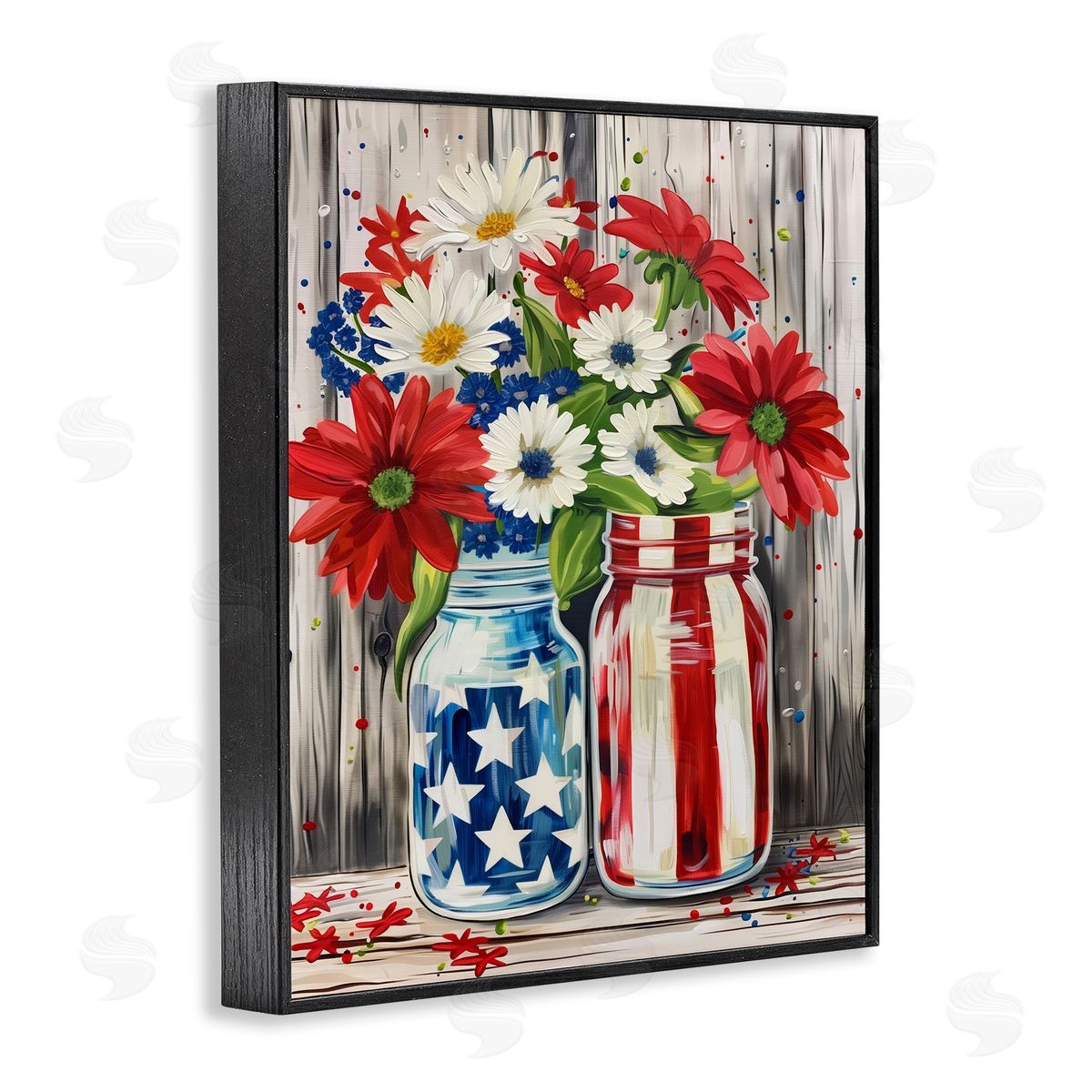 Arlington Prints | Patriotic Flower Jars