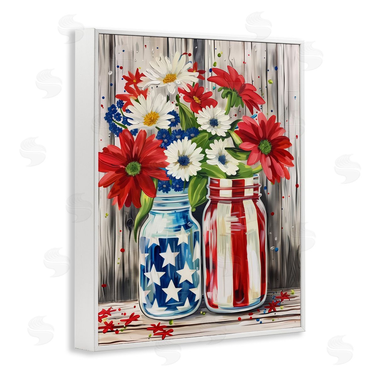 Arlington Prints | Patriotic Flower Jars