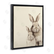 Arlington Prints | Two Bunnies Sketch Portrait
