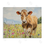 Franklyn Gregory | Brown Swiss Cow in Meadow