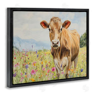 Franklyn Gregory | Brown Swiss Cow in Meadow