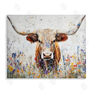 Franklyn Gregory | Texas Longhorn Speckled Flowers