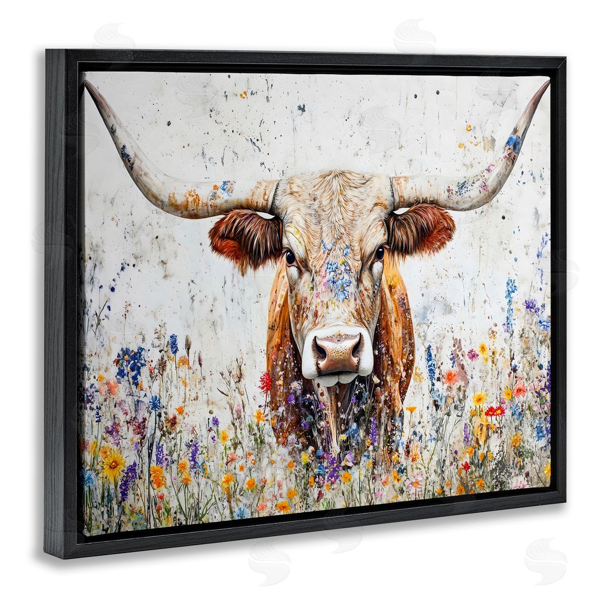 Franklyn Gregory | Texas Longhorn Speckled Flowers