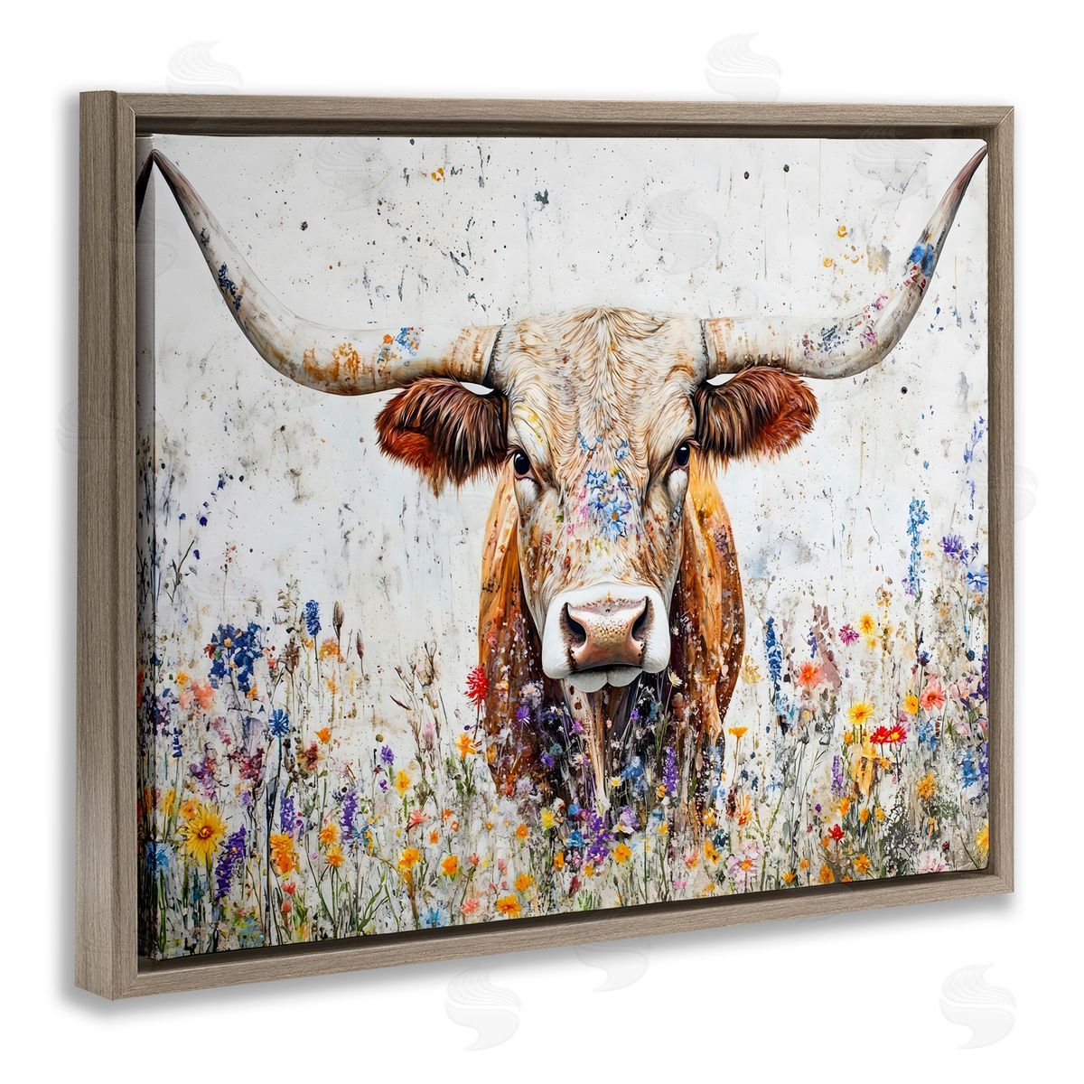 Franklyn Gregory | Texas Longhorn Speckled Flowers