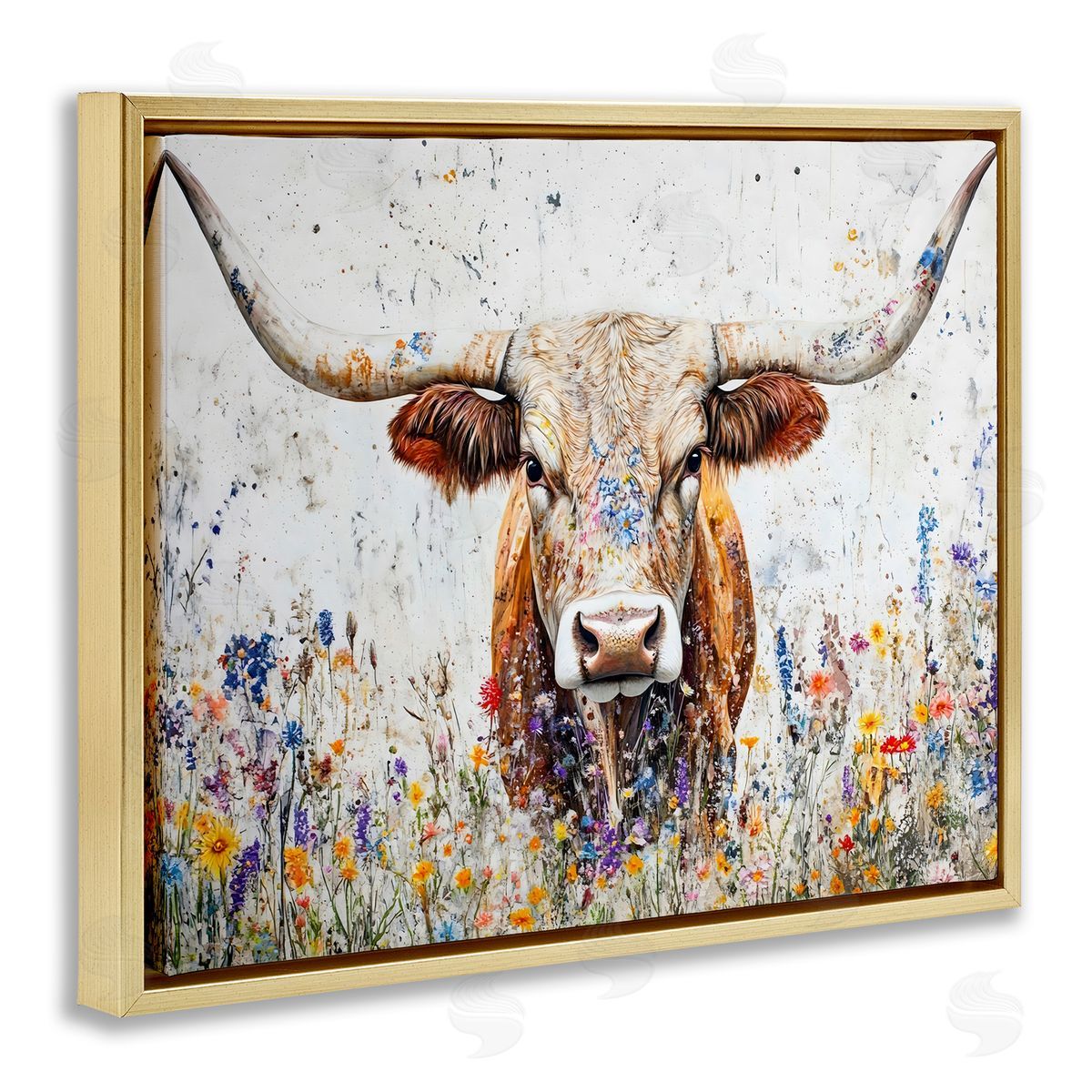 Franklyn Gregory | Texas Longhorn Speckled Flowers