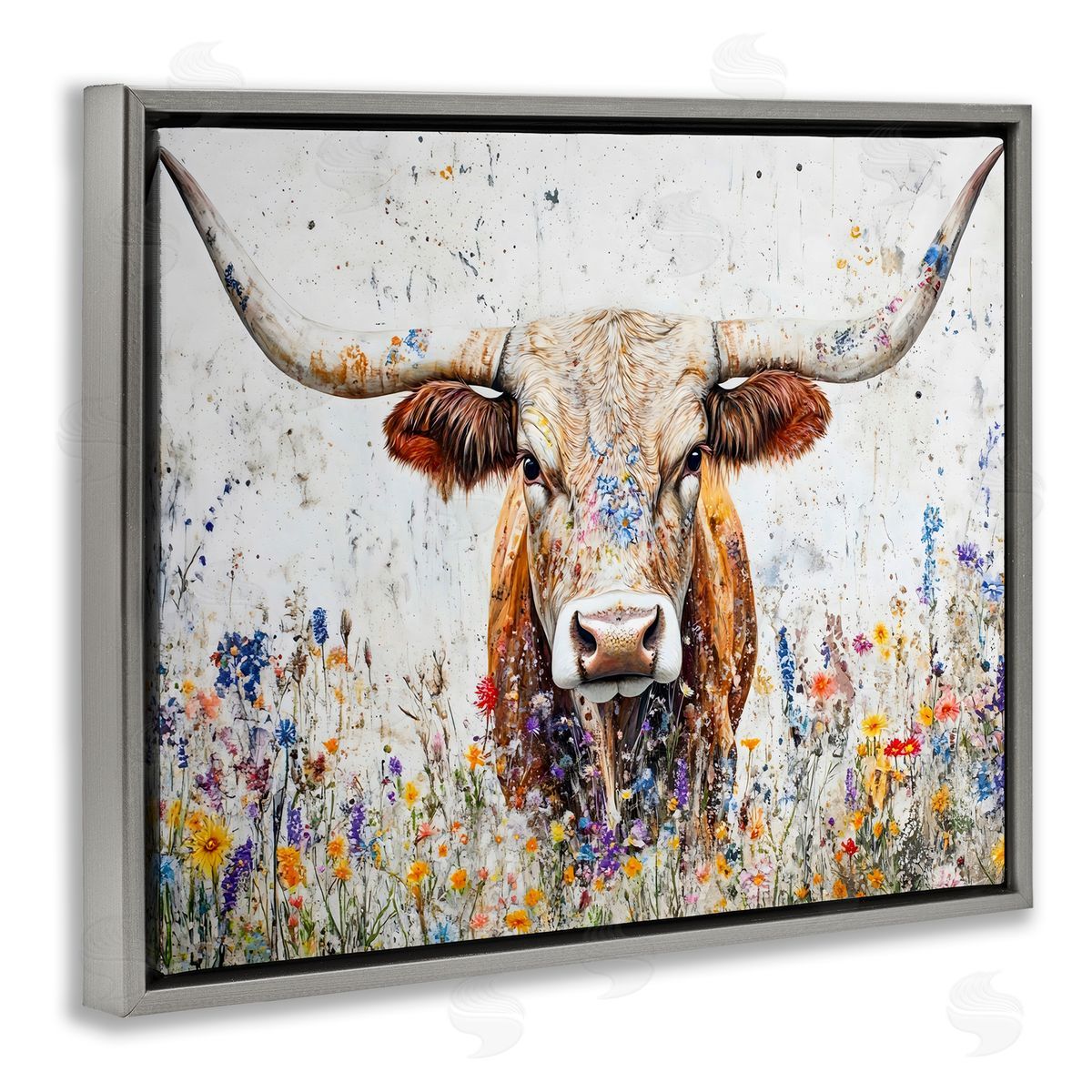 Franklyn Gregory | Texas Longhorn Speckled Flowers