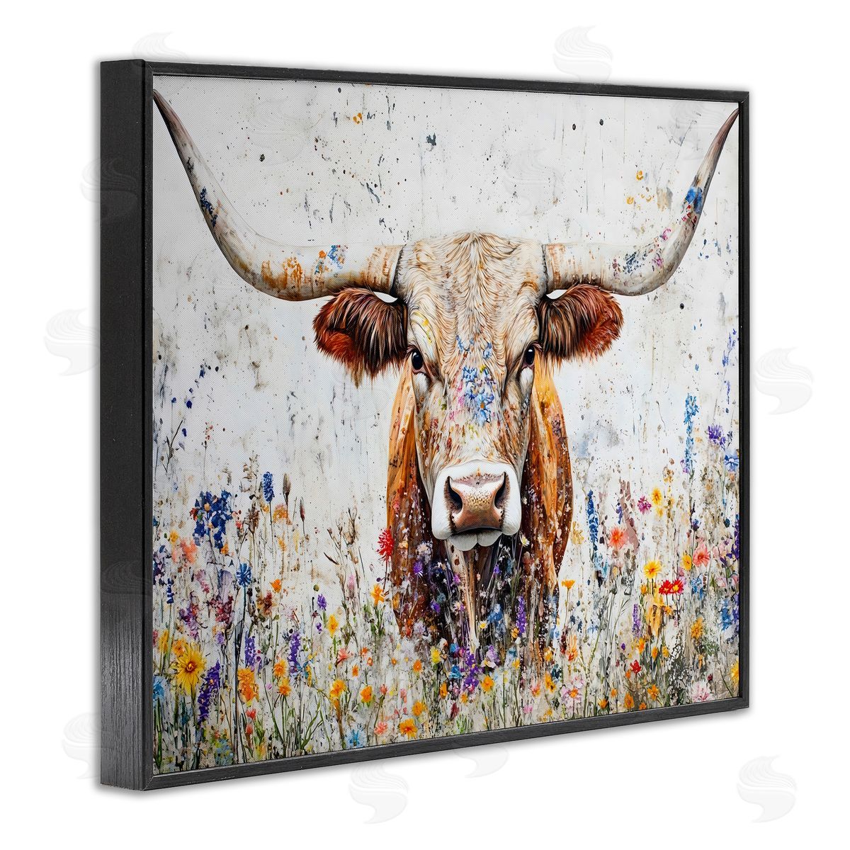 Franklyn Gregory | Texas Longhorn Speckled Flowers