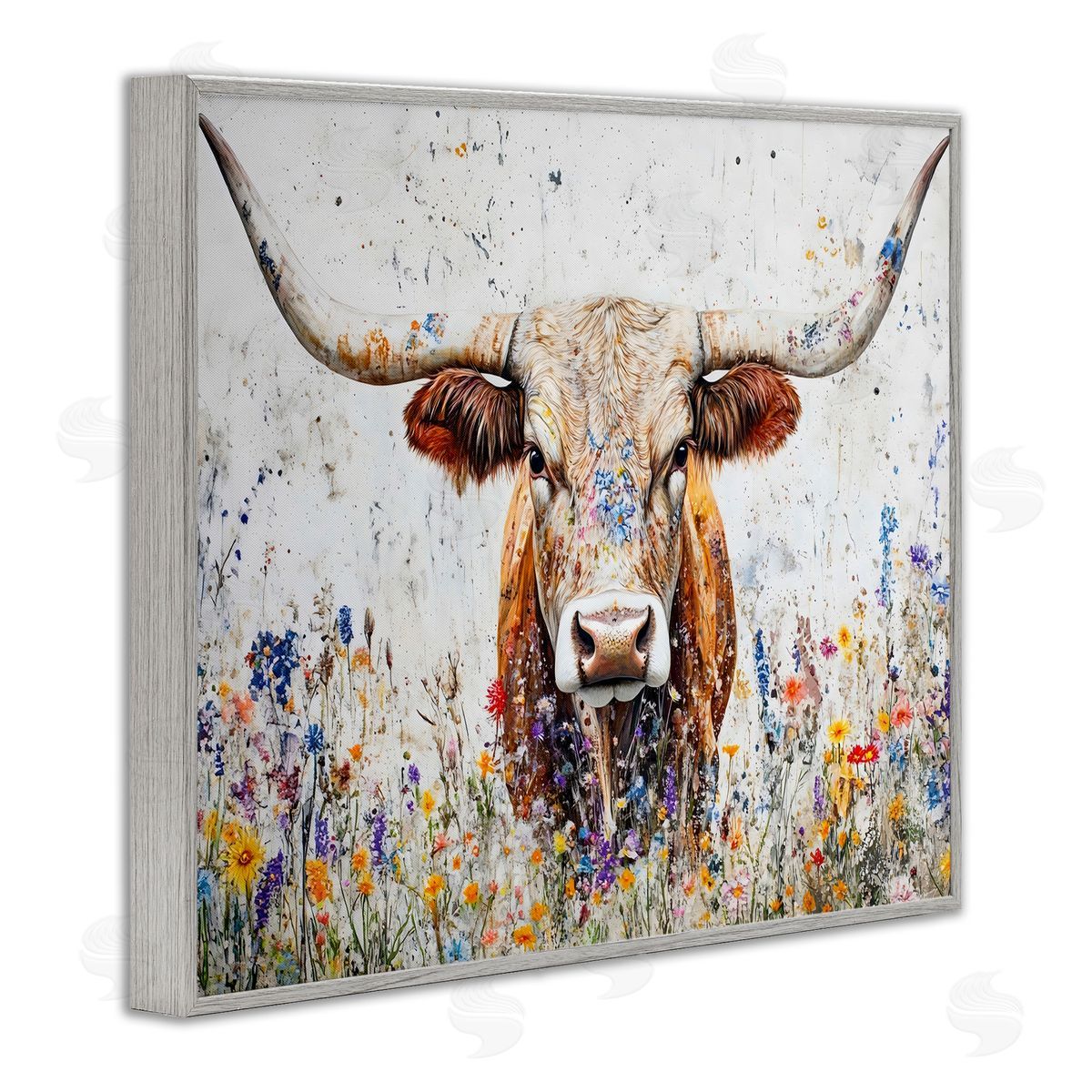 Franklyn Gregory | Texas Longhorn Speckled Flowers