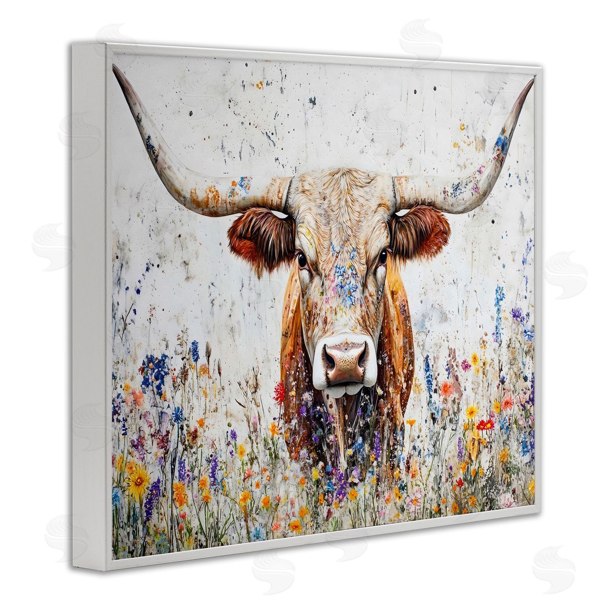 Franklyn Gregory | Texas Longhorn Speckled Flowers