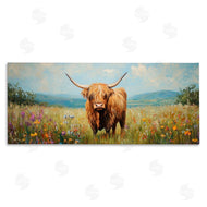 Petal Prints Design | Shaggy Highland Cow