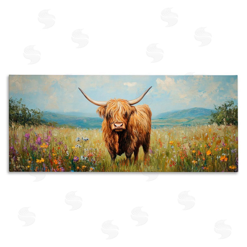 Petal Prints Design | Shaggy Highland Cow