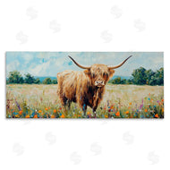 Petal Prints Design | Highland Cow Meadow