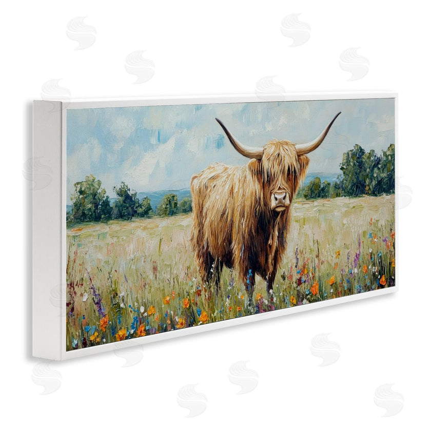Petal Prints Design | Highland Cow Meadow
