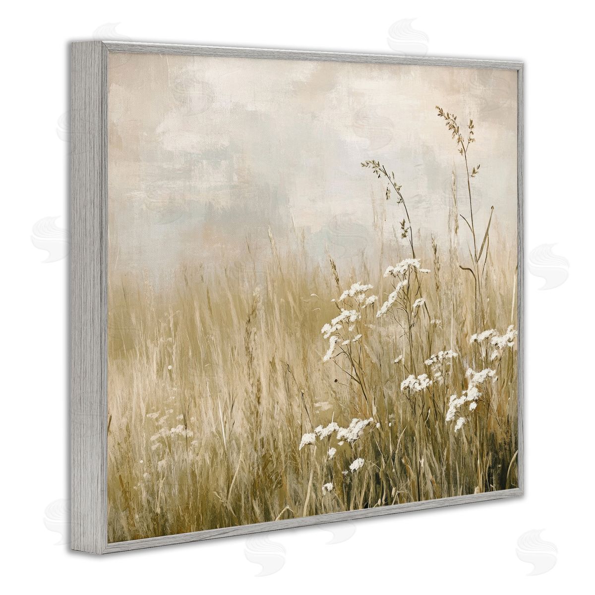 Petal Prints Design Baby's Breath in Meadow Canvas Wall Art Print