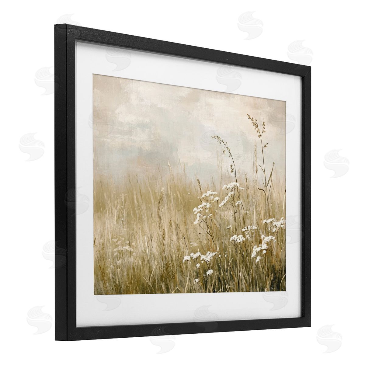 Petal Prints Design Baby's Breath in Meadow Canvas Wall Art Print
