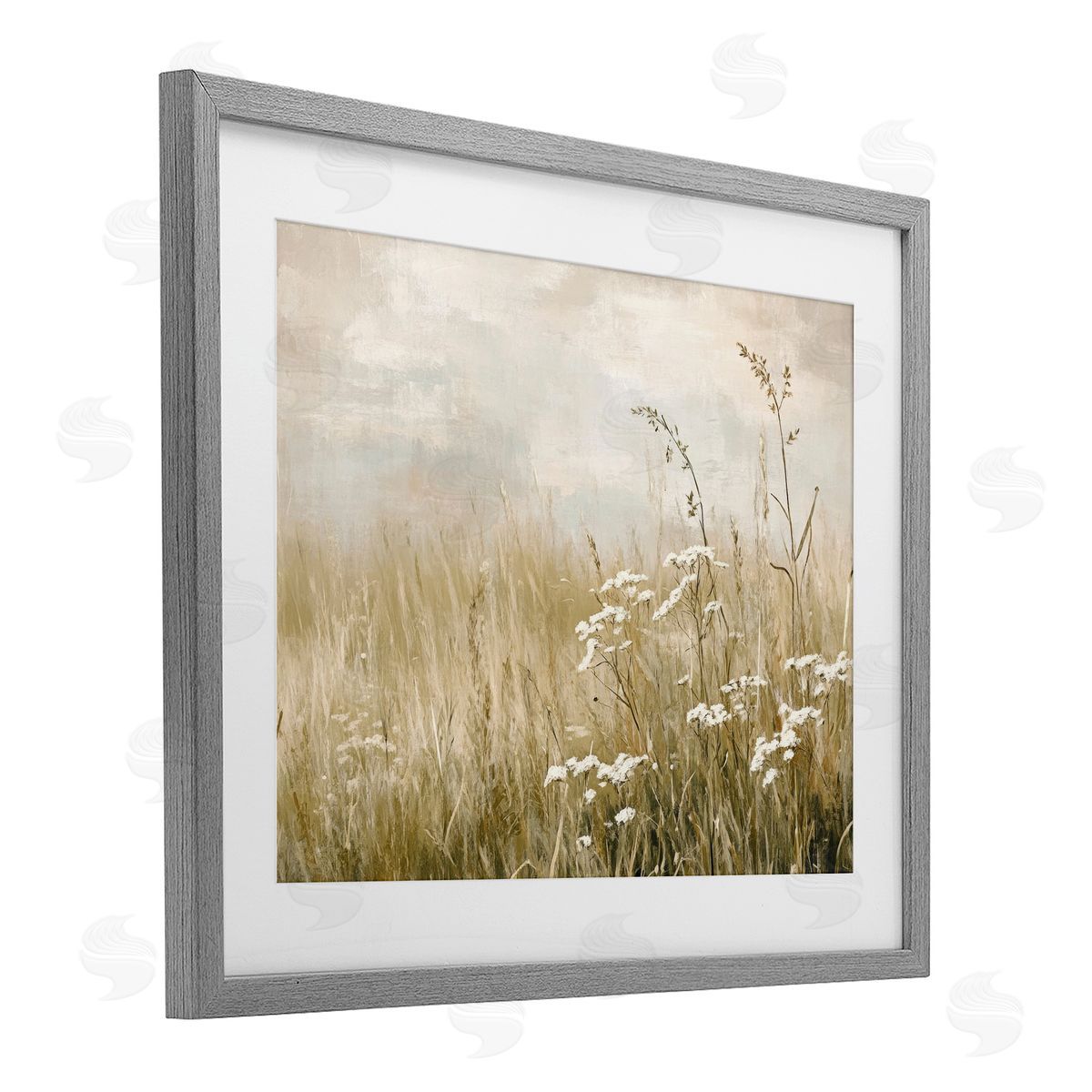 Petal Prints Design Baby's Breath in Meadow Canvas Wall Art Print